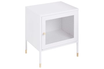 Nattbord Ossett Hvit - Hvit - Møbler - Bord - Avlastningsbord & sidobord - Sengebord & nattbord