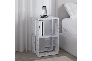 Nattbord Quival Carrara Marmor - Carrara Marmor - Møbler - Bord - Avlastningsbord & sidobord - Sengebord & nattbord