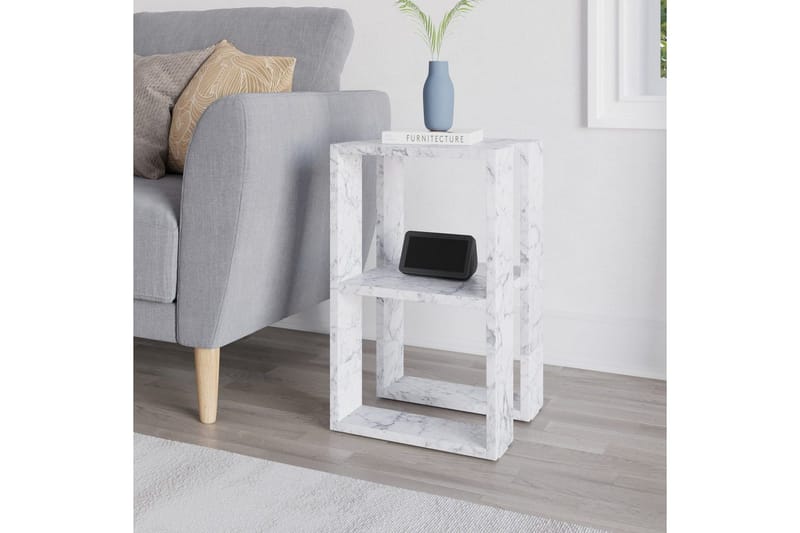 Nattbord Quival Carrara Marmor - Carrara Marmor - Møbler - Bord - Avlastningsbord & sidobord - Sengebord & nattbord