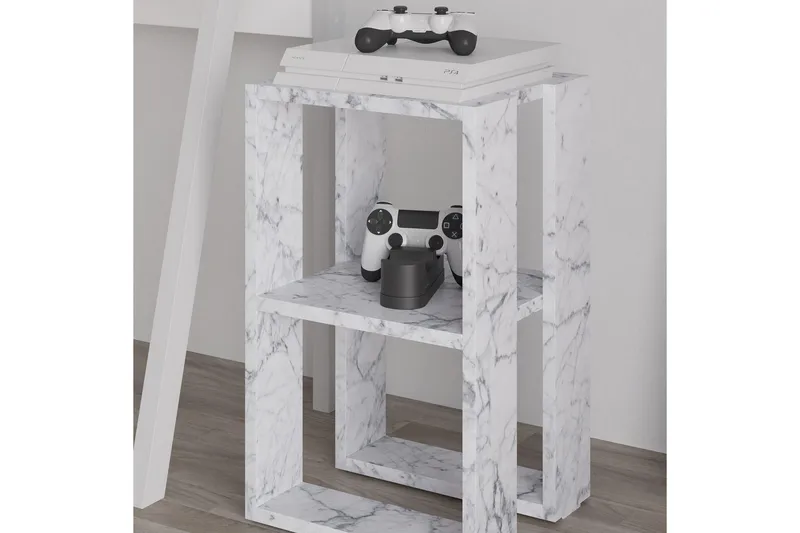 Nattbord Quival Carrara Marmor - Carrara Marmor - Møbler - Bord - Avlastningsbord & sidobord - Sengebord & nattbord