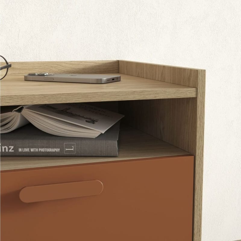 Nattbord Scandi 1 skuff - Oljet eik - Møbler - Bord - Avlastningsbord & sidobord - Sengebord & nattbord