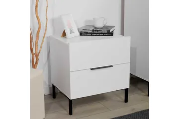 Nattbord Serene Hvit - Hvit - Møbler - Bord - Avlastningsbord & sidobord - Sengebord & nattbord