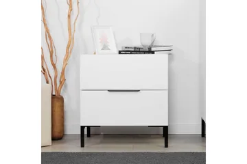 Nattbord Serene Hvit - Hvit - Møbler - Bord - Avlastningsbord & sidobord - Sengebord & nattbord