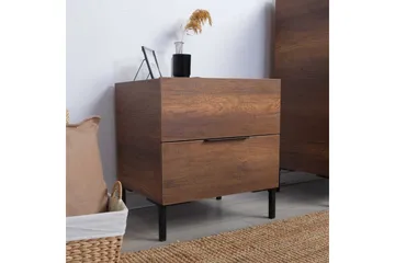 Nattbord Serene Valnøtt - Valnøtt - Møbler - Bord - Avlastningsbord & sidobord - Sengebord & nattbord