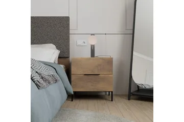 Nattbord Serene Valnøtt - Valnøtt - Møbler - Bord - Avlastningsbord & sidobord - Sengebord & nattbord