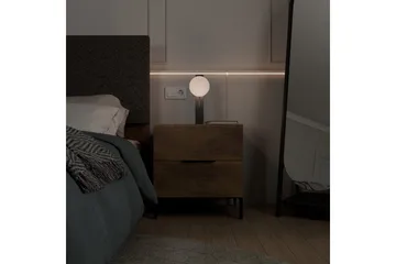 Nattbord Serene Valnøtt - Valnøtt - Møbler - Bord - Avlastningsbord & sidobord - Sengebord & nattbord