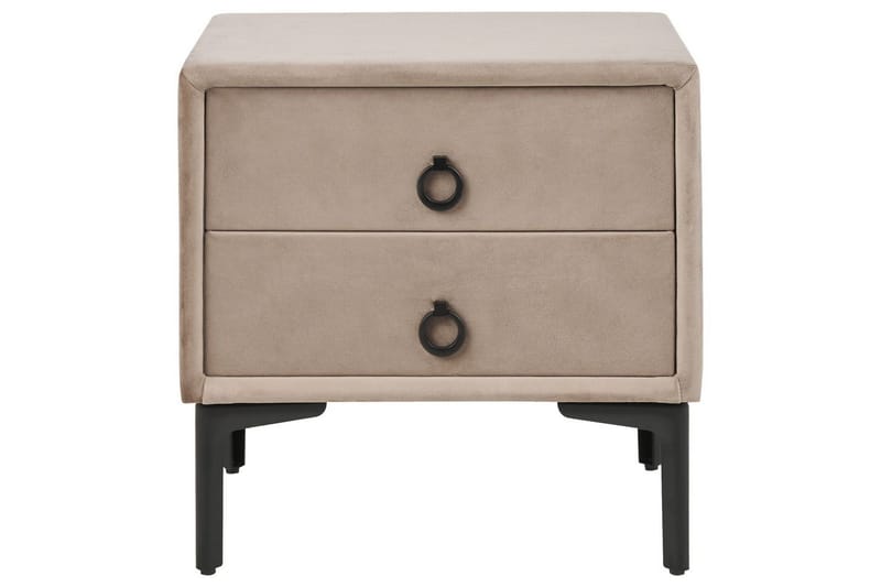 Nattbord Sezanne Beige, grå, svart - Beige, grå, svart - Møbler - Bord - Avlastningsbord & sidobord - Sengebord & nattbord