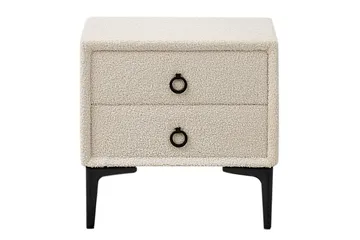 Nattbord Sezanne Hvit, Svart - Hvit, Svart - Møbler - Bord - Avlastningsbord & sidobord - Sengebord & nattbord