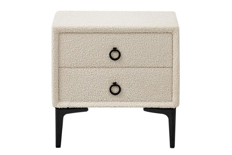 Nattbord Sezanne Hvit, Svart - Hvit, Svart - Møbler - Bord - Avlastningsbord & sidobord - Sengebord & nattbord