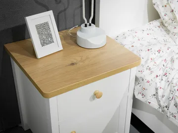 nattbord Story Beige, eik - Beige, eik - Møbler - Bord - Avlastningsbord & sidobord - Sengebord & nattbord
