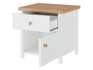 nattbord Story Beige, eik - Beige, eik - Møbler - Bord - Avlastningsbord & sidobord - Sengebord & nattbord