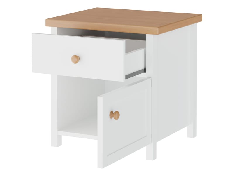 nattbord Story Beige, eik - Beige, eik - Møbler - Bord - Avlastningsbord & sidobord - Sengebord & nattbord