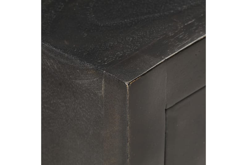 Nattbord svart og gull 40x30x50 cm heltre mango - Sengebord & nattbord