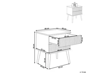 Nattbord Timmins - Møbler - Bord - Avlastningsbord & sidobord - Sengebord & nattbord