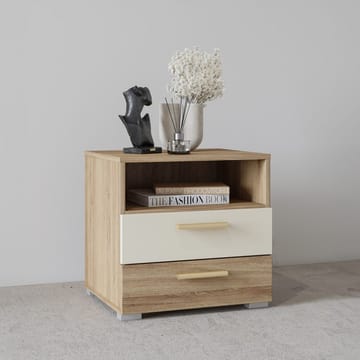 Nattbord Vertina med 2 skuffer - Møbler - Bord - Avlastningsbord & sidobord - Sengebord & nattbord