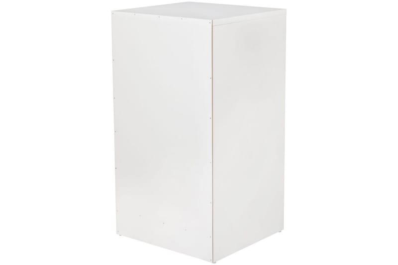 Nattbord Wohnling for kontinentalseng, 68 cm høy og 3 skuffer i en moderne stil Hvit - Hvit - Møbler - Bord - Avlastningsbord & sidobord - Sengebord & nattbord