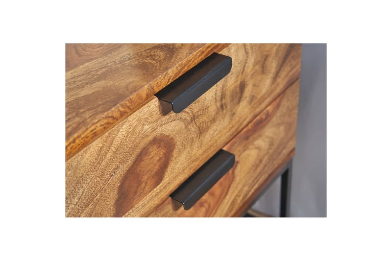 Nattbord Wohnling Laget av massivt tre for normale senghøyder med 2 skuffer landstil - Møbler - Bord - Avlastningsbord & sidobord - Sengebord & nattbord