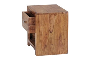 Nattbord Wohnling Massivt tre med skuff hylle landstil - Møbler - Bord - Avlastningsbord & sidobord - Sengebord & nattbord