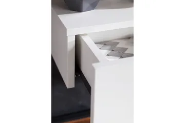 Nattbord Wohnling med skuff for veggmontering, flytende utseende Hvit - Hvit - Møbler - Bord - Avlastningsbord & sidobord - Sengebord & nattbord