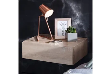 Nattbord Wohnling med skuff for veggmontering, flytende utseende Sonoma - Sonoma - Møbler - Bord - Avlastningsbord & sidobord - Sengebord & nattbord