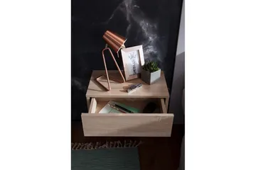 Nattbord Wohnling med skuff for veggmontering, flytende utseende Sonoma - Sonoma - Møbler - Bord - Avlastningsbord & sidobord - Sengebord & nattbord