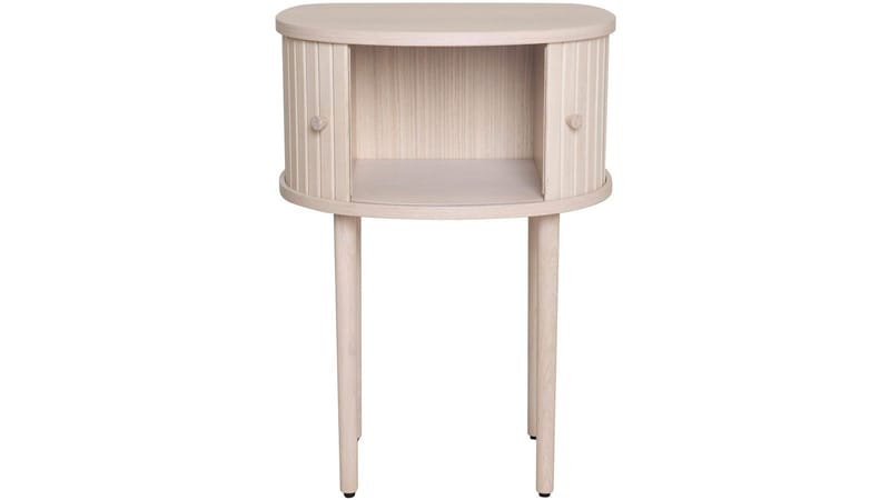 Nattbord Yngvar 68 cm - Hvitpigmentert eik - Møbler - Bord - Avlastningsbord & sidobord - Sengebord & nattbord