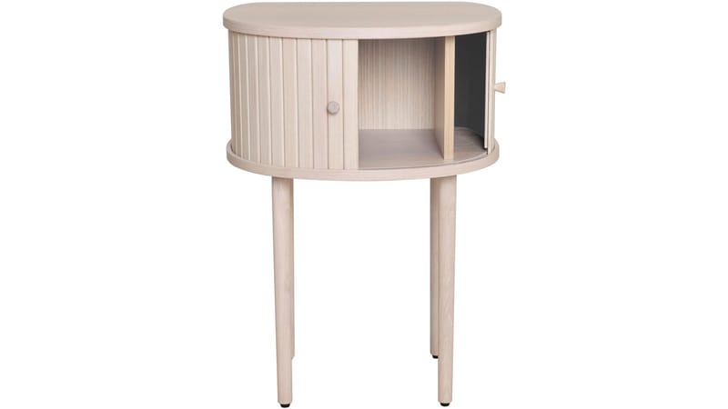 Nattbord Yngvar 68 cm - Hvitpigmentert eik - Møbler - Bord - Avlastningsbord & sidobord - Sengebord & nattbord