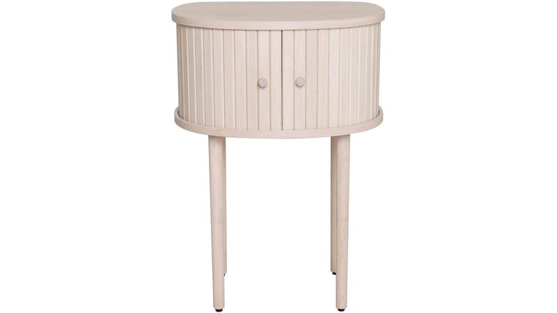 Nattbord Yngvar 68 cm - Hvitpigmentert eik - Møbler - Bord - Avlastningsbord & sidobord - Sengebord & nattbord