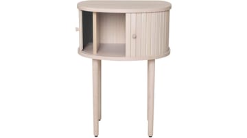 Nattbord Yngvar 68 cm - Hvitpigmentert eik - Møbler - Bord - Avlastningsbord & sidobord - Sengebord & nattbord