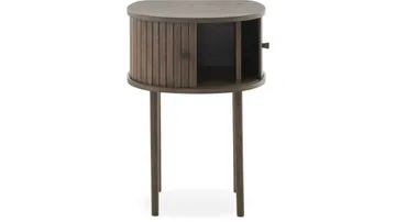 Nattbord Yngvar H68 cm - Brunlakkert eik - Møbler - Bord - Avlastningsbord & sidobord - Sengebord & nattbord