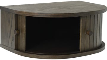Nattbord Yngvar Vegghengt - Brunlakkert eik - Møbler - Bord - Avlastningsbord & sidobord - Sengebord & nattbord