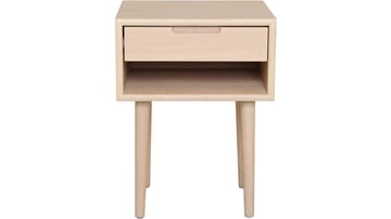 Nattbord Presta Lav - Hvitpigmentert eik - Møbler - Bord - Avlastningsbord & sidobord - Sengebord & nattbord