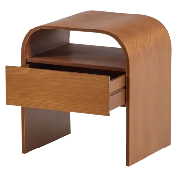 Nattbord/Sidebord Momo 40 cm - Brun - Møbler - Bord - Avlastningsbord & sidobord - Sengebord & nattbord