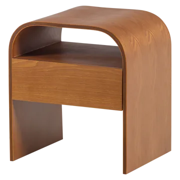 Nattbord/Sidebord Momo 40 cm - Brun - Møbler - Bord - Avlastningsbord & sidobord - Sengebord & nattbord