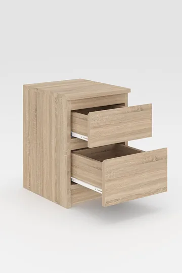 Nightstand Hanah Home Sonomo eik - Møbler - Bord - Avlastningsbord & sidobord - Sengebord & nattbord