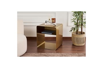 Nivo Sidebord 45 cm - Gull - Møbler - Bord - Avlastningsbord & sidobord - Lampebord & sidebord