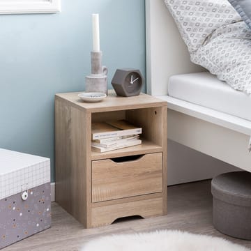 Norira Nattbord 31 cm - lys eik - Møbler - Bord - Avlastningsbord & sidobord - Sengebord & nattbord