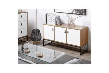 Nueva Skjenk 112 cm i Tre - Hvit|Brun|Svart - Oppbevaring - Oppbevaringsmøbler - Sideboard & skjenk