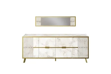 Ocotla Sidebord 180 cm - Hvit - Møbler - Bord - Avlastningsbord & sidobord - Konsollbord & gangbord