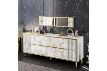 Ocotla Sidebord 180 cm - Hvit - Møbler - Bord - Avlastningsbord & sidobord - Konsollbord & gangbord