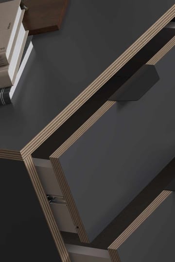 Olyros nattbord 45 cm - Antrasitt - Møbler - Bord - Avlastningsbord & sidobord - Sengebord & nattbord