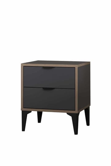 Olyros nattbord 45 cm - Antrasitt - Møbler - Bord - Avlastningsbord & sidobord - Sengebord & nattbord