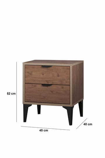 Olyros nattbord 45 cm - Atlas Furu - Møbler - Bord - Avlastningsbord & sidobord - Sengebord & nattbord