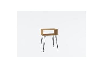 Omren Nattbord 45 cm - Eik/Sort - Møbler - Bord - Avlastningsbord & sidobord - Sengebord & nattbord