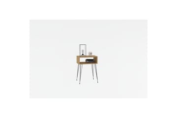 Omren Nattbord 45 cm - Eik/Sort - Møbler - Bord - Avlastningsbord & sidobord - Sengebord & nattbord