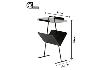 Orren Sidebord 44 cm - Sort - Møbler - Bord - Avlastningsbord & sidobord - Lampebord & sidebord