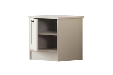 Ovril Nattbord 45 cm - Matt Hvit - Møbler - Bord - Avlastningsbord & sidobord - Sengebord & nattbord