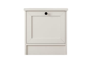 Ovril Nattbord 45 cm - Matt Hvit - Møbler - Bord - Avlastningsbord & sidobord - Sengebord & nattbord