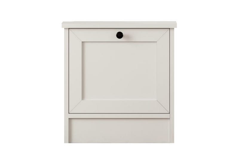 Ovril Nattbord 45 cm, Matt Hvit