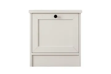 Ovril Nattbord 45 cm - Matt Hvit - Møbler - Bord - Avlastningsbord & sidobord - Sengebord & nattbord